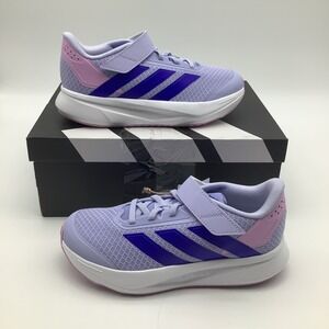 Adidas Duramo SL2 EL C Running Shoes Lilac Purple Sneakers Youth Kids Size 2 New
